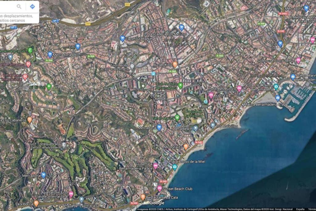 Benalmádena estudio JJupiter 250 m del mar con vistas al mar piscinas Exterior foto
