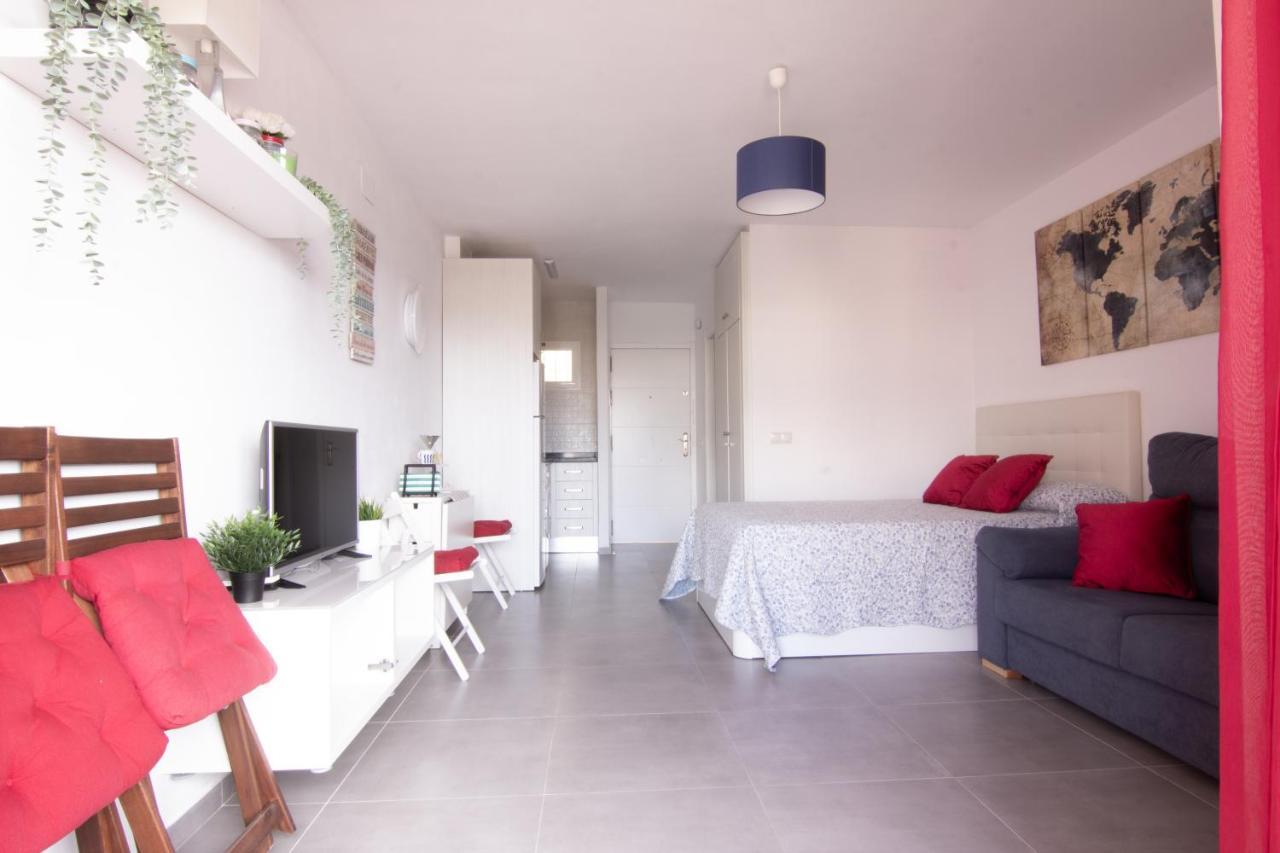 Benalmádena estudio JJupiter 250 m del mar con vistas al mar piscinas Exterior foto